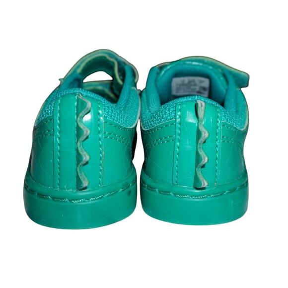 Lacoste Kids Straightset 119 4 Green Crocodile Sneakers – Size 10 (US) - Picture 4 of 8